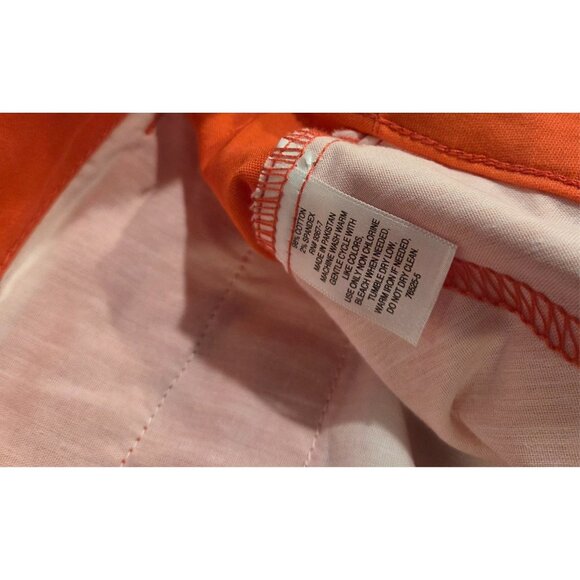 ~NWT~ST JOHNS BAY Size 16 Mid-Rise  Secretly Slender CAPRI PANTS - Coral 38x19 - Picture 10 of 15